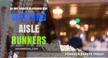 Syracuse Florists: Wedding Aisle Runners for Rent?
