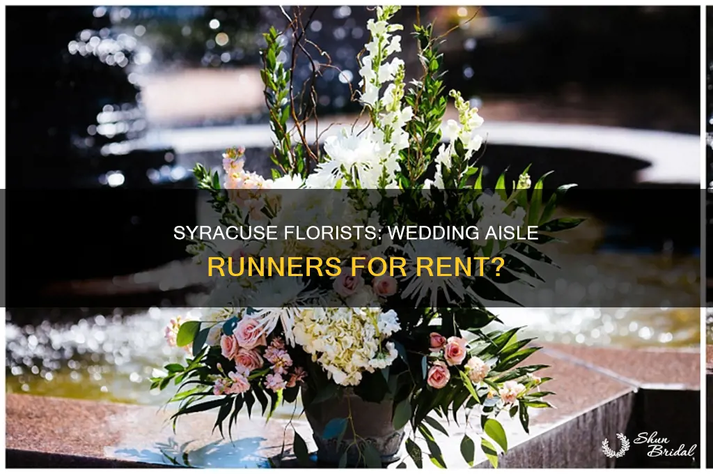 do amy florists in syracuse rent wedding aisle runners