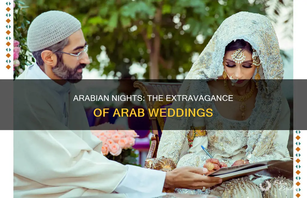 do arabs have big weddings