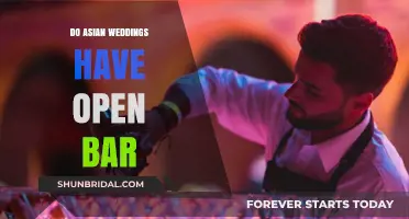 The Open Bar Trend at Asian Weddings