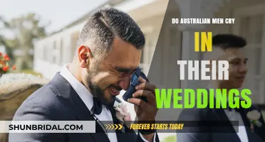 Australian Grooms: Tears of Joy on Their Wedding Day?