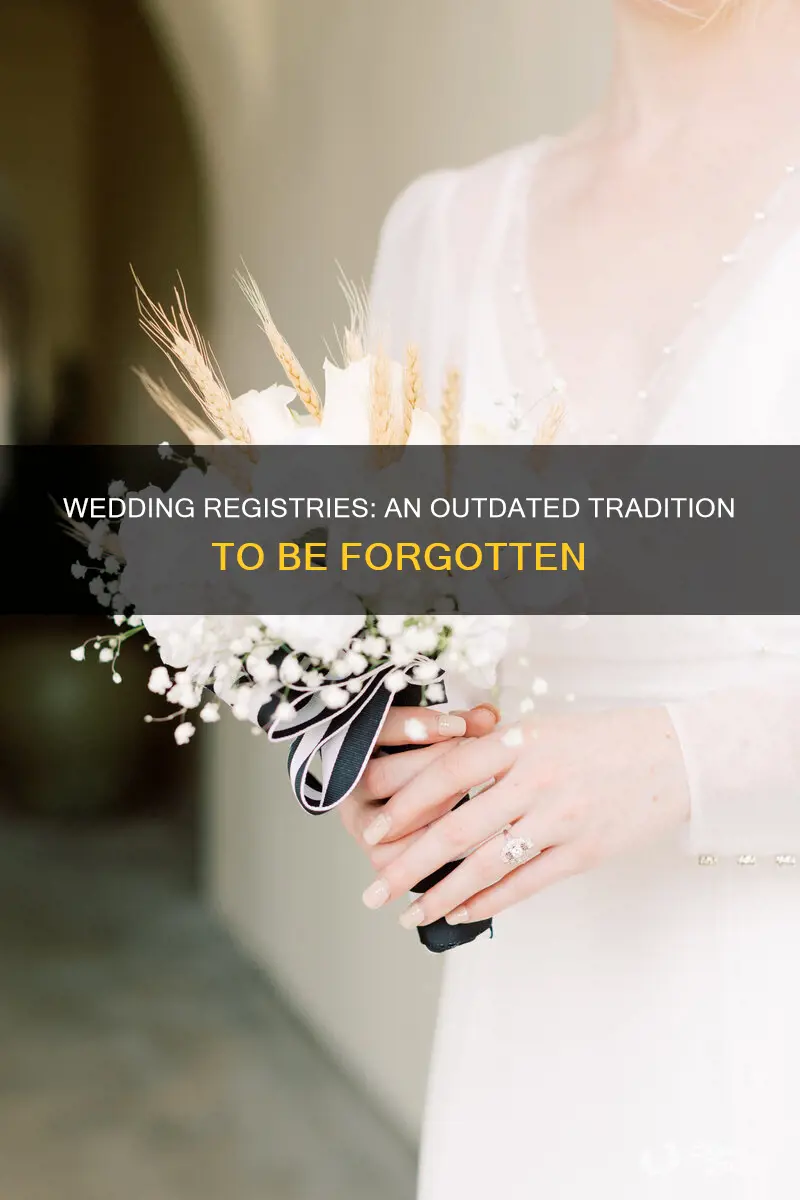 do away with wedding registries