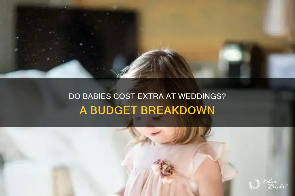 do babies cost at a wedding