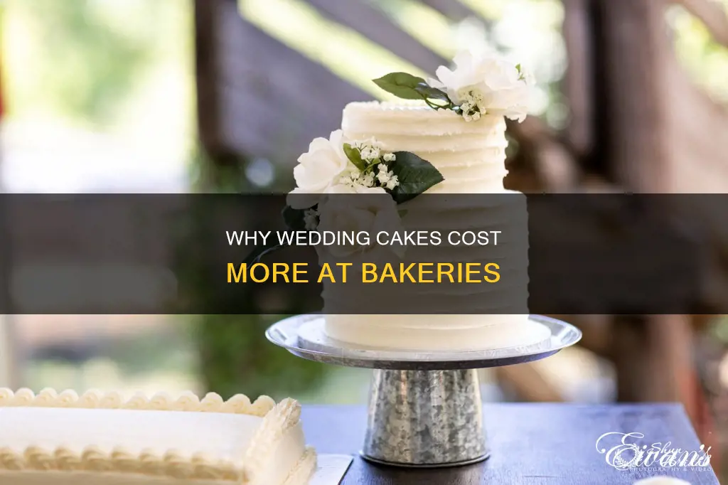 do bakeries charge more for wedding cake