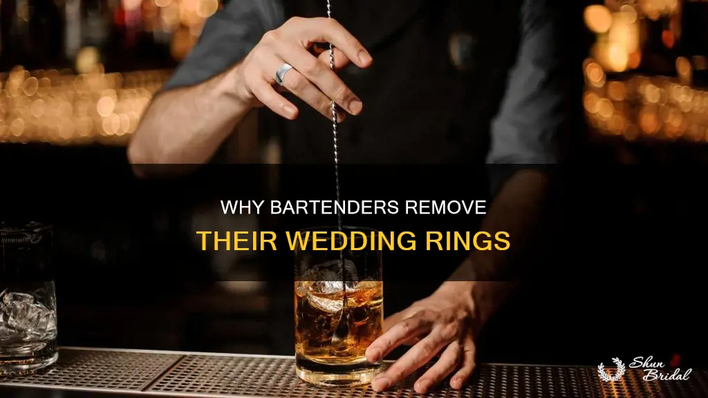 do bartenders take their wedding rings off