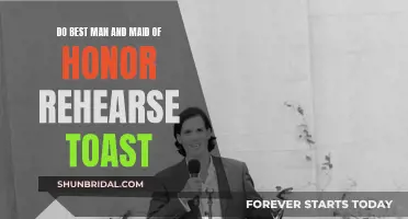 Best Man and Maid of Honor: Toast Rehearsal Tips