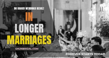 Bigger Weddings: A Recipe for Longer Marriages?