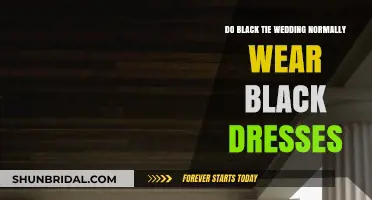 Black-Tie Weddings: Do Guests Wear Black Dresses?