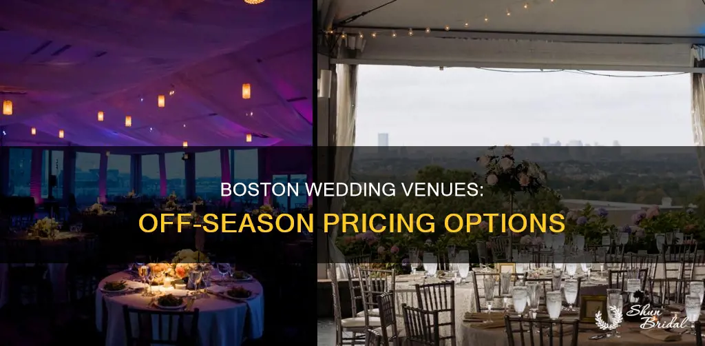 do boston wedding venues have off seaseon prices