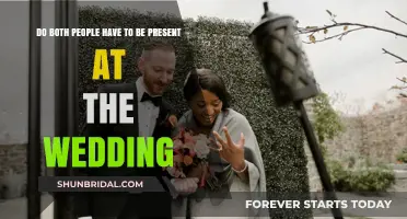 Can a Wedding Proceed Without Both Partners Being Physically Present?