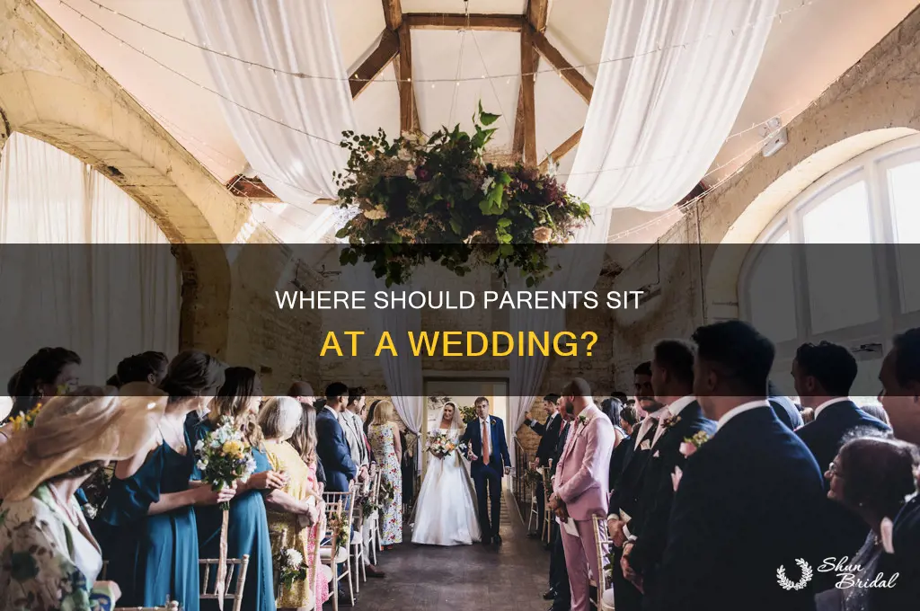 do both sets of parents sit together at a wedding
