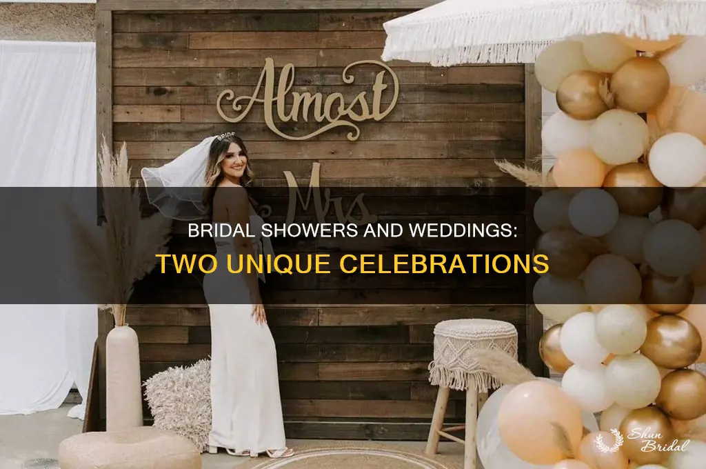 do both wedding and bridal showers exist