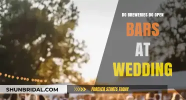 Breweries: Open Bars at Weddings?