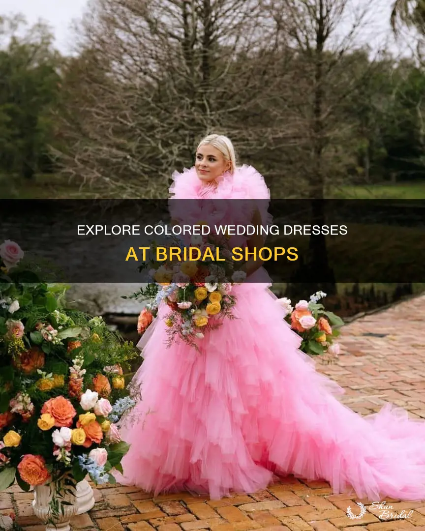 do bridal shoppes carry colorrd wedding dresses