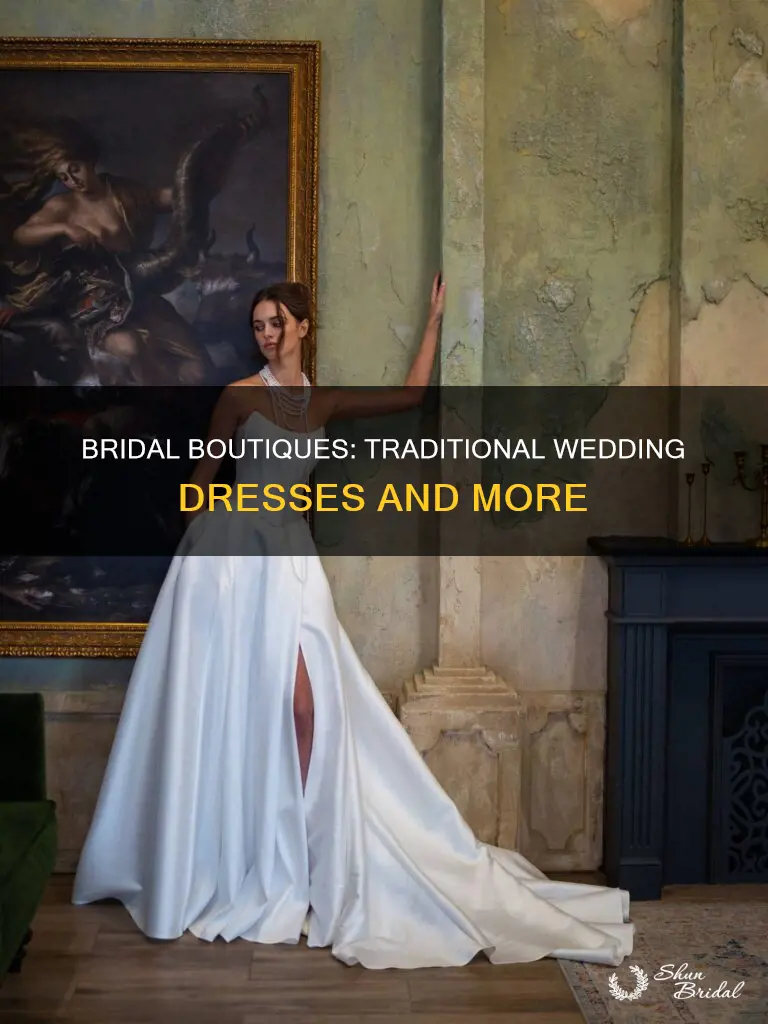 do bridal shops carry traditional wedding dresses
