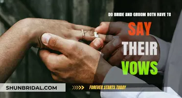 Do Bride and Groom Both Have to Say Their Vows?