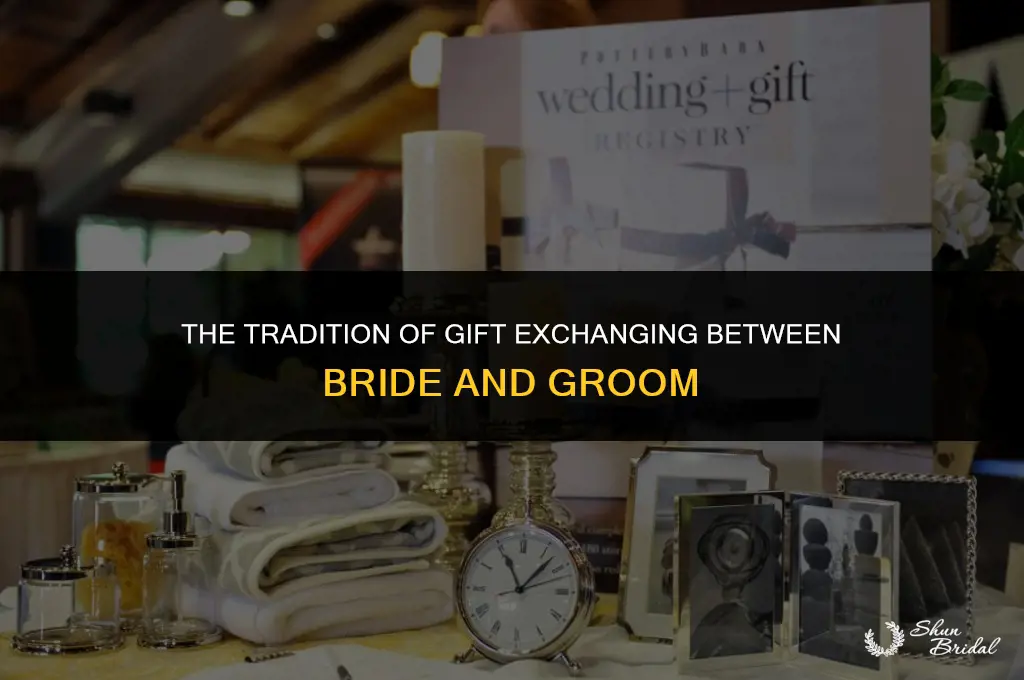 do bride and groom exchange gifts