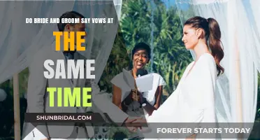 Simultaneous Vows: Do Bride and Groom Recite Together or Separately?