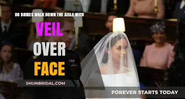 Should Brides Wear a Veil Over Their Face Walking Down the Aisle?