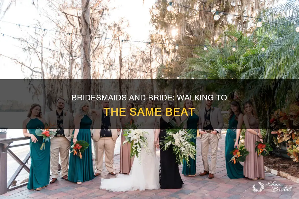 do bridesmaids and bride walk to same song