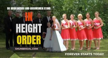 Arranging Wedding Parties: Height Order for Bridesmaids and Groomsmen