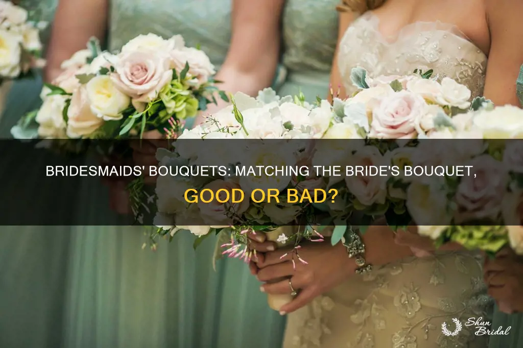 do bridesmaids bouquets match brides