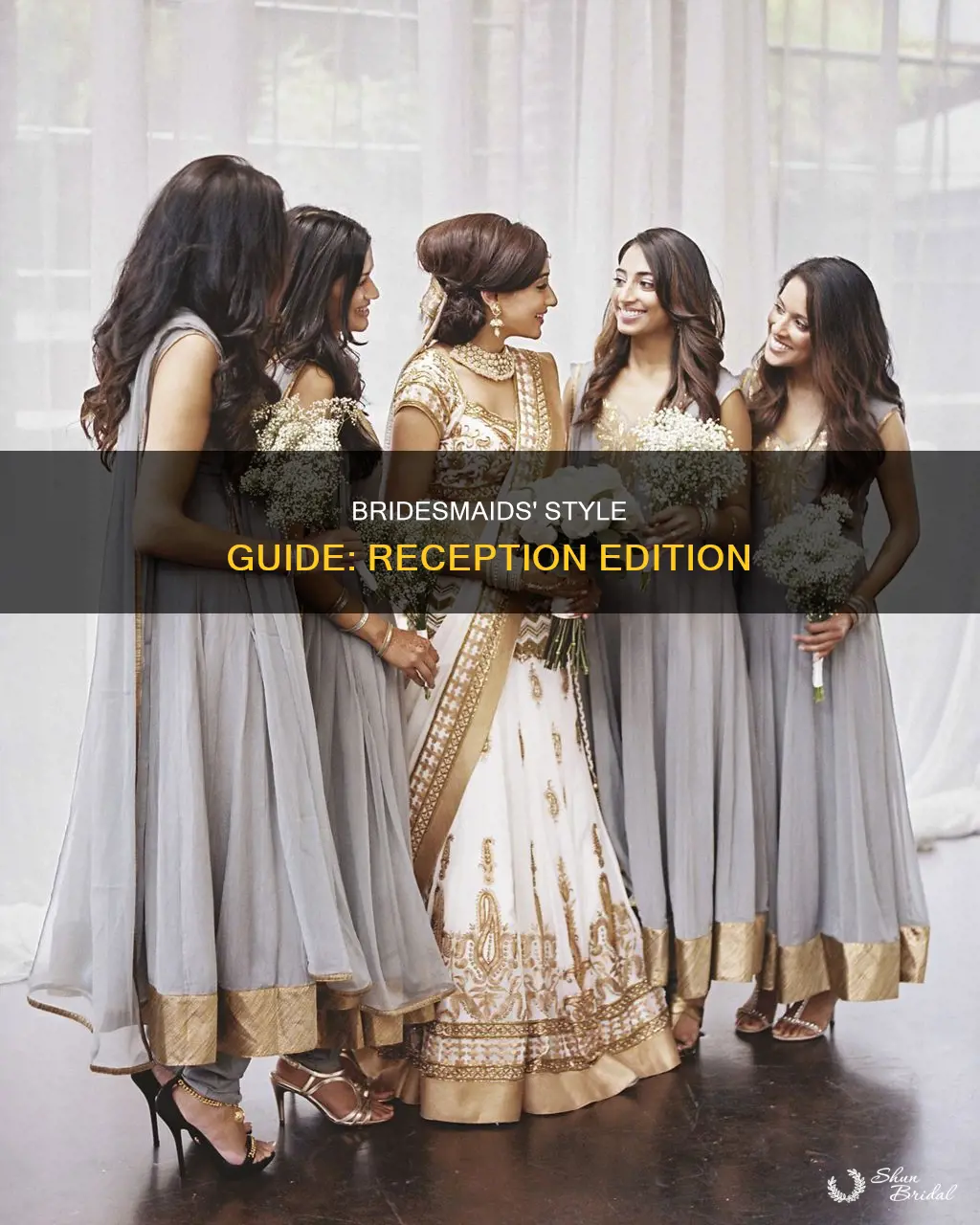 do bridesmaids change for the reception indian