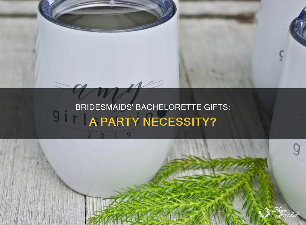 do bridesmaids get a bachelorette party gift