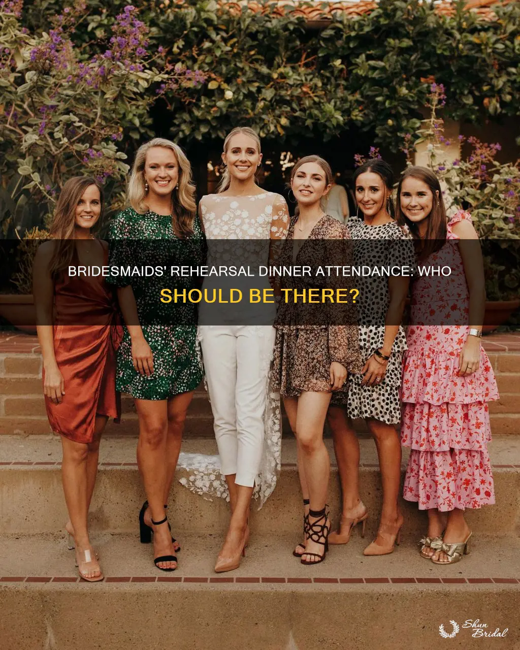 do bridesmaids go to rehearsal dinner