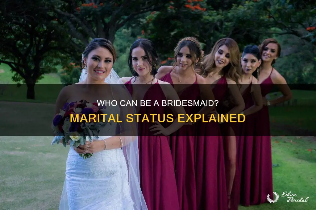 do bridesmaids have to be un married