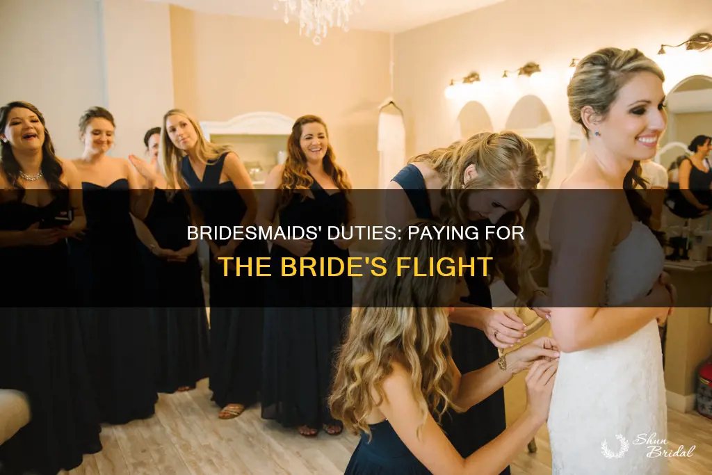 do bridesmaids pay for brides flight for destination bachelorette party