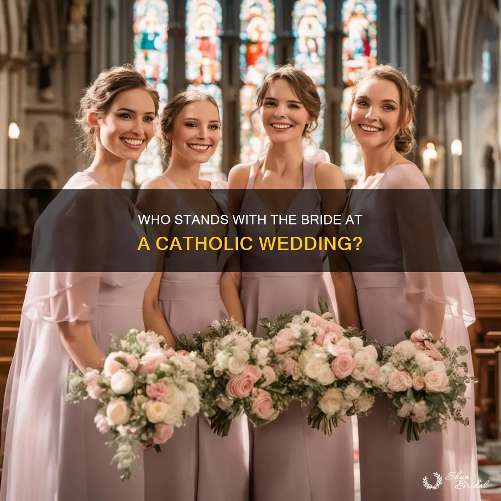 do bridesmaids stand during catholic wedding