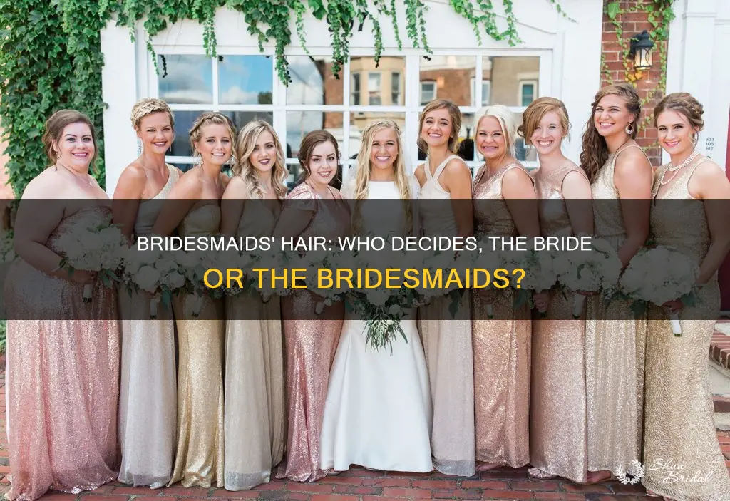 do bridesmaids typically pick their own hair