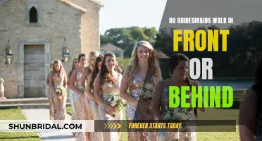 Who Walks First: Bridesmaids or Bride?