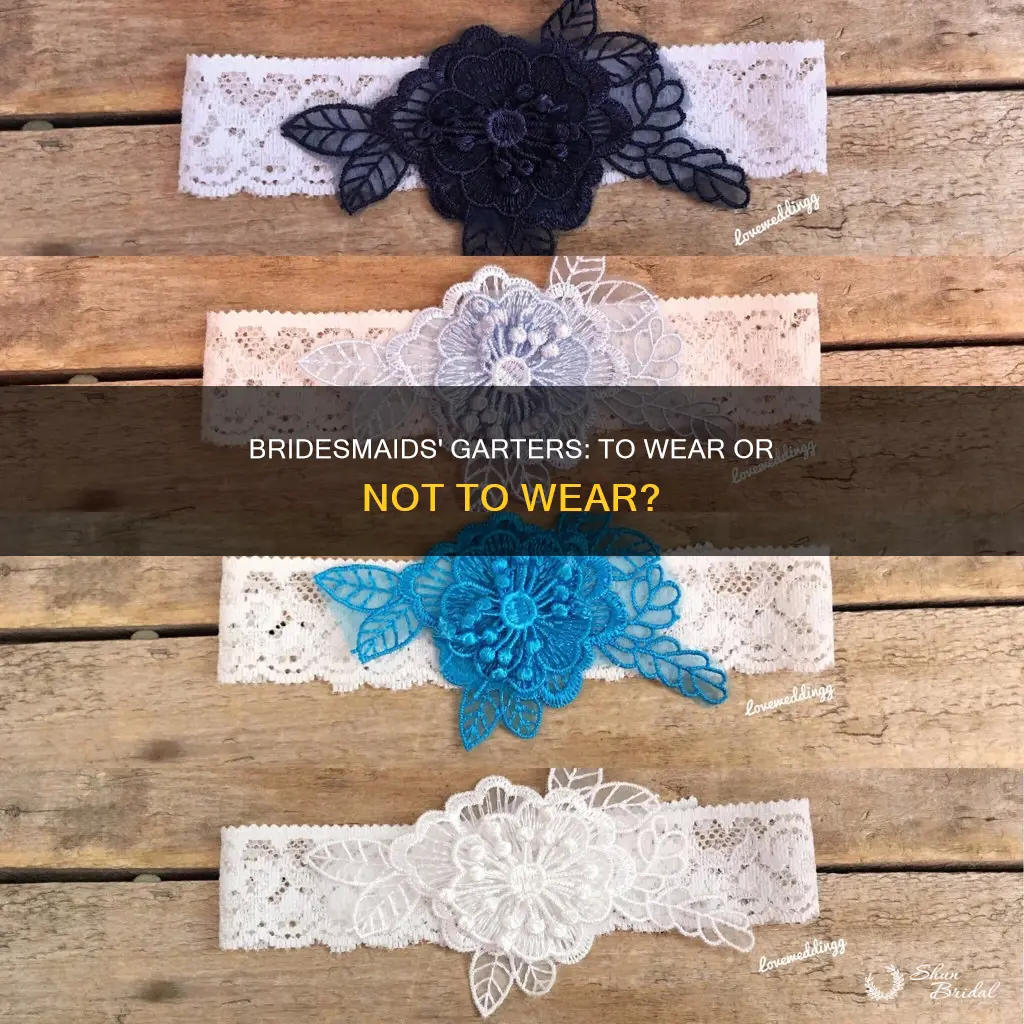 do bridesmaids wear garters