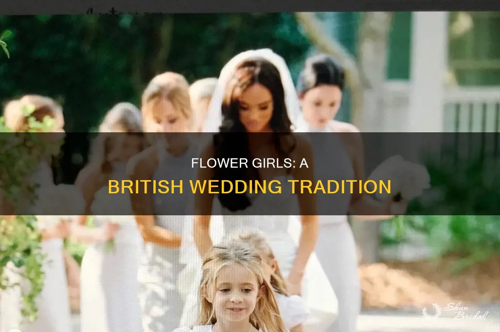 do british weddings have flowergirl