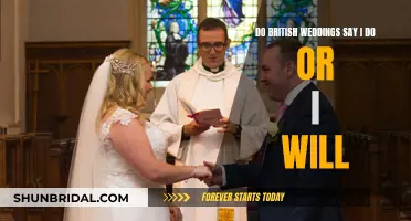The Wedding Vow: "I Do" or "I Will"?