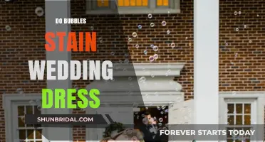 Bubbles and Wedding Dresses: A Stain-Free Celebration