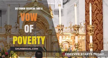 Do Canon Secular Priests Take a Vow of Poverty?
