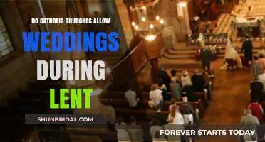 Lent and Catholic Weddings: What's Allowed?