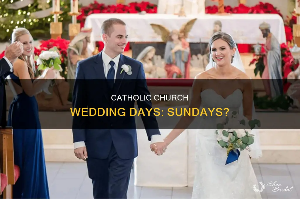 do catholic churches do weddings on sundays