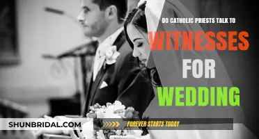 Witnesses and Priests: Who Talks to Whom at Weddings?