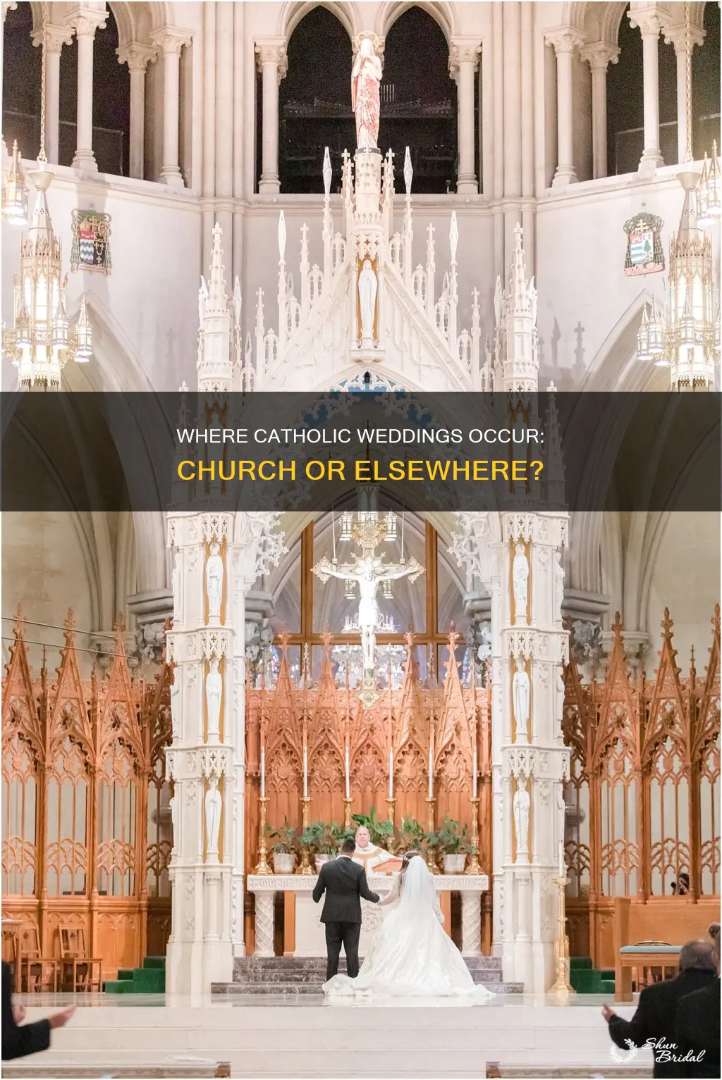 do catholic weddings need to be in a church