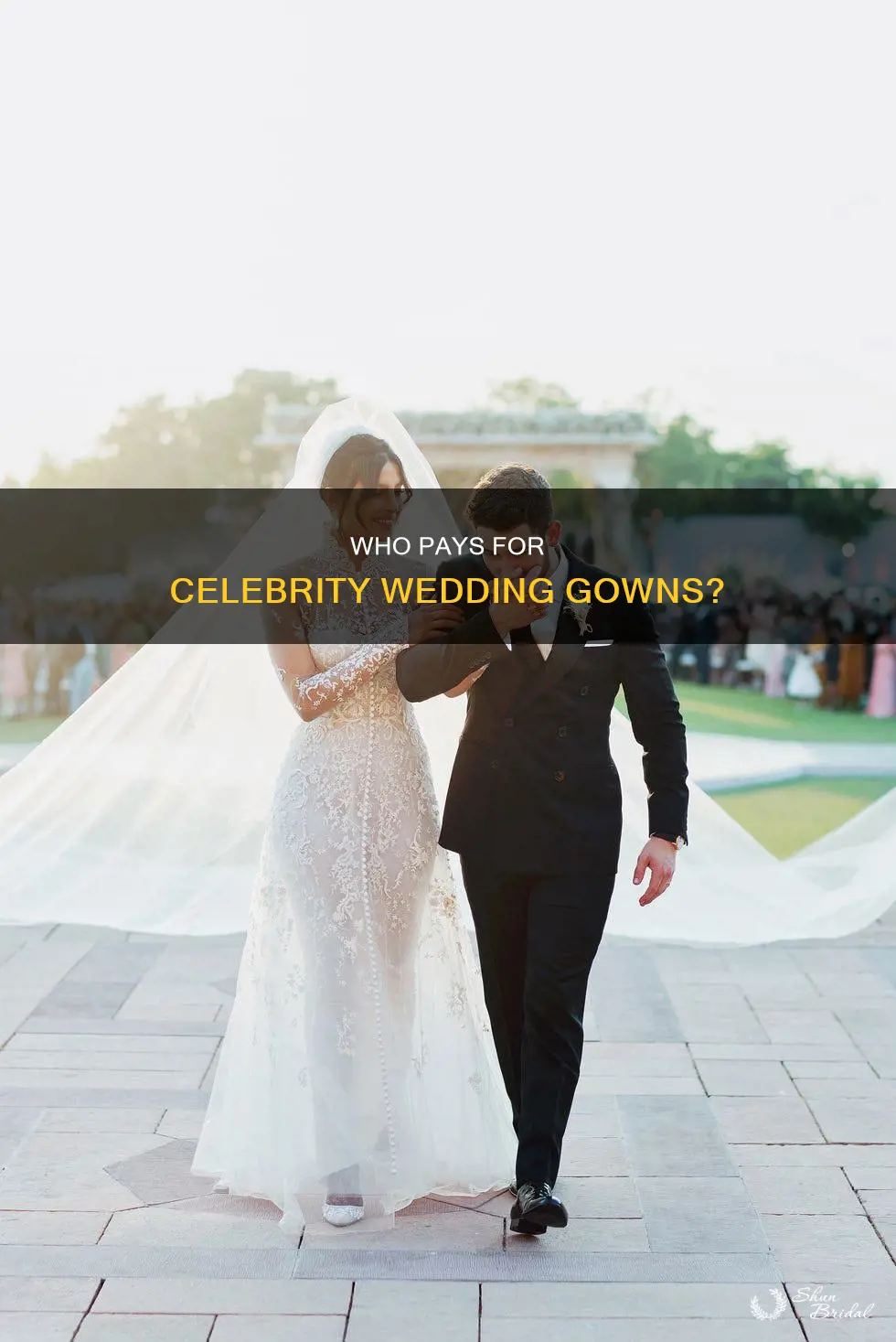 do celebrities pay for their wedding dresses