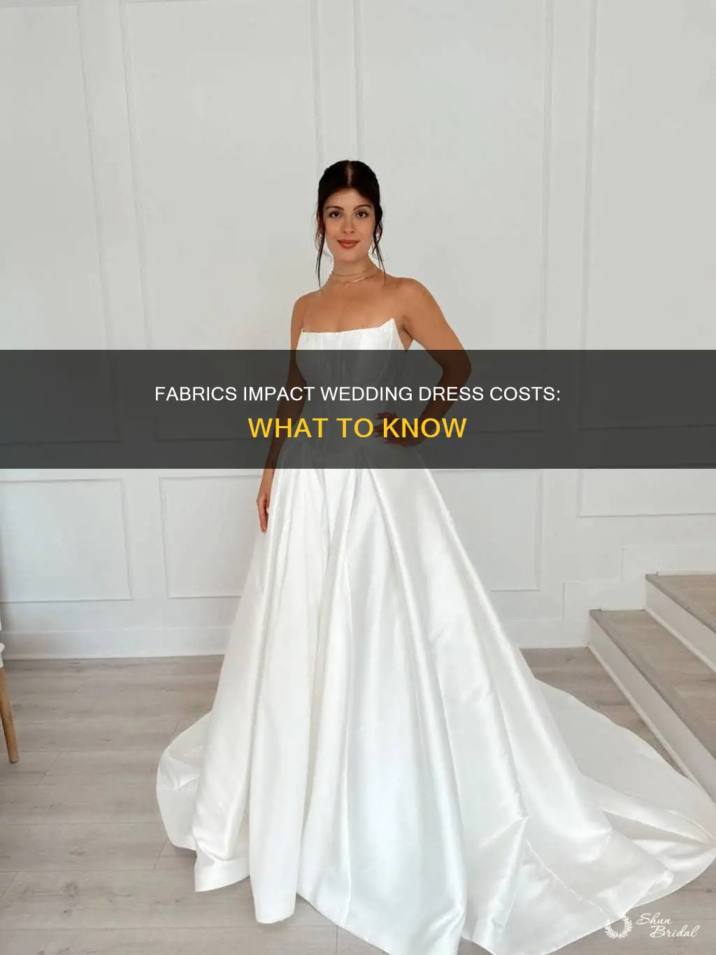 do certain fabrics for wedding dresses cost more