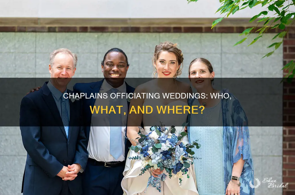 do chaplains do weddings