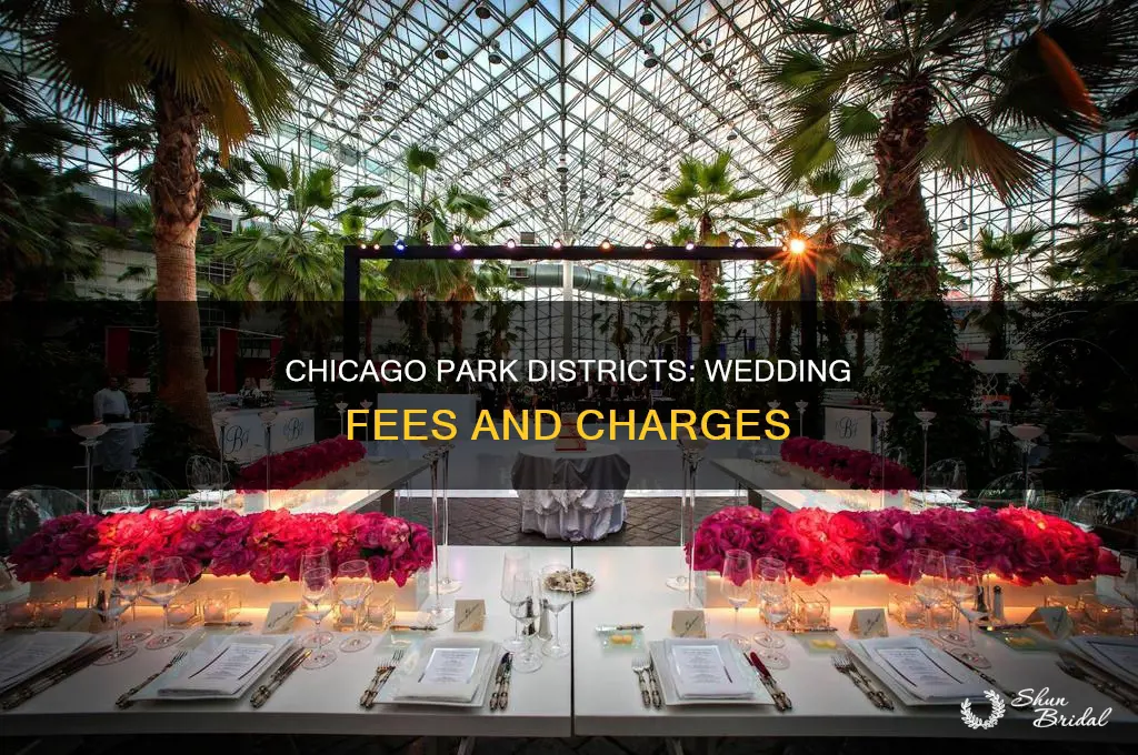 do chicago park districts charge for wedding
