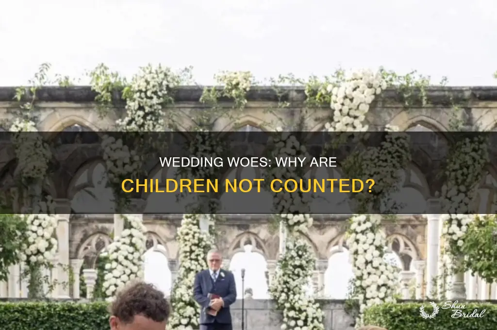 do children not count in wedding
