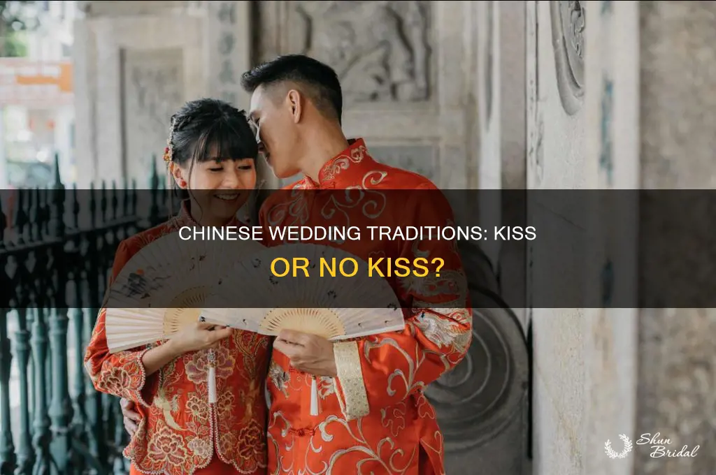do chinese kiss at wedding