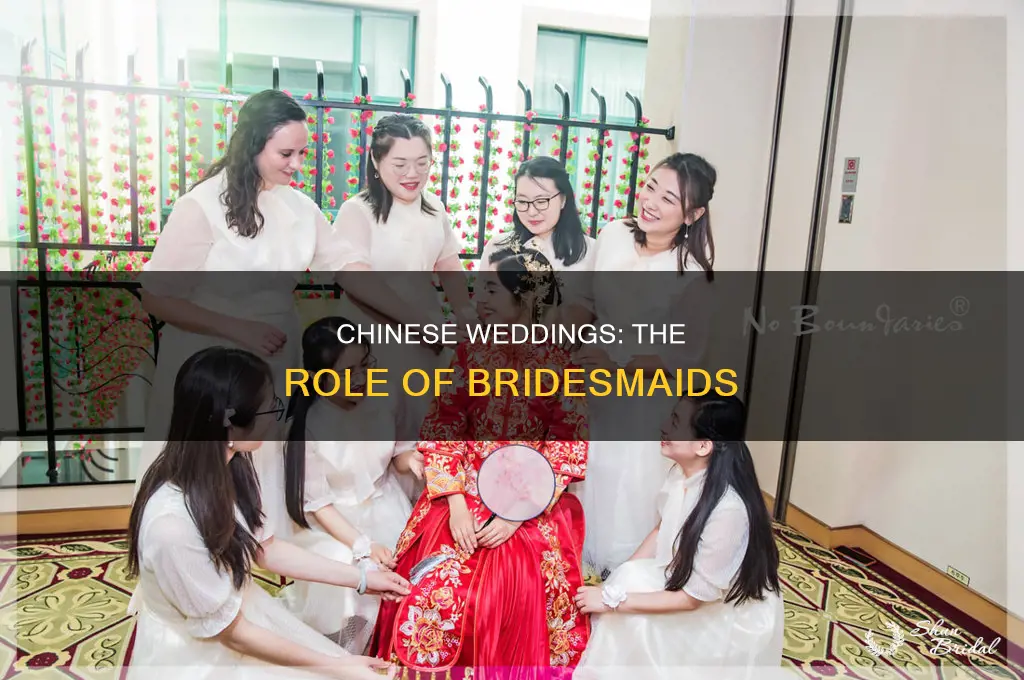 do chinese weddings have bridesmaids